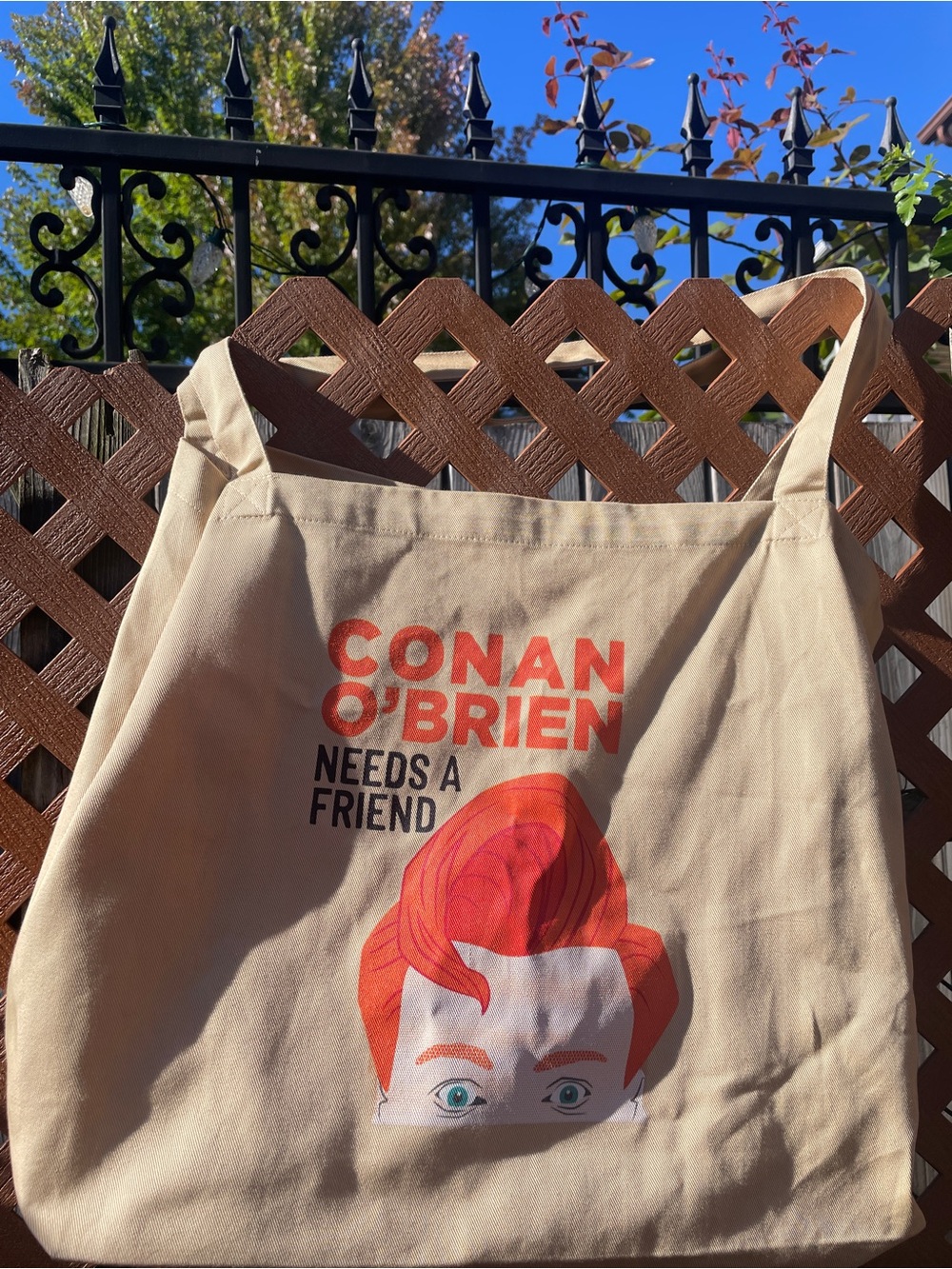 Conan O'Brien Large Tote Bag